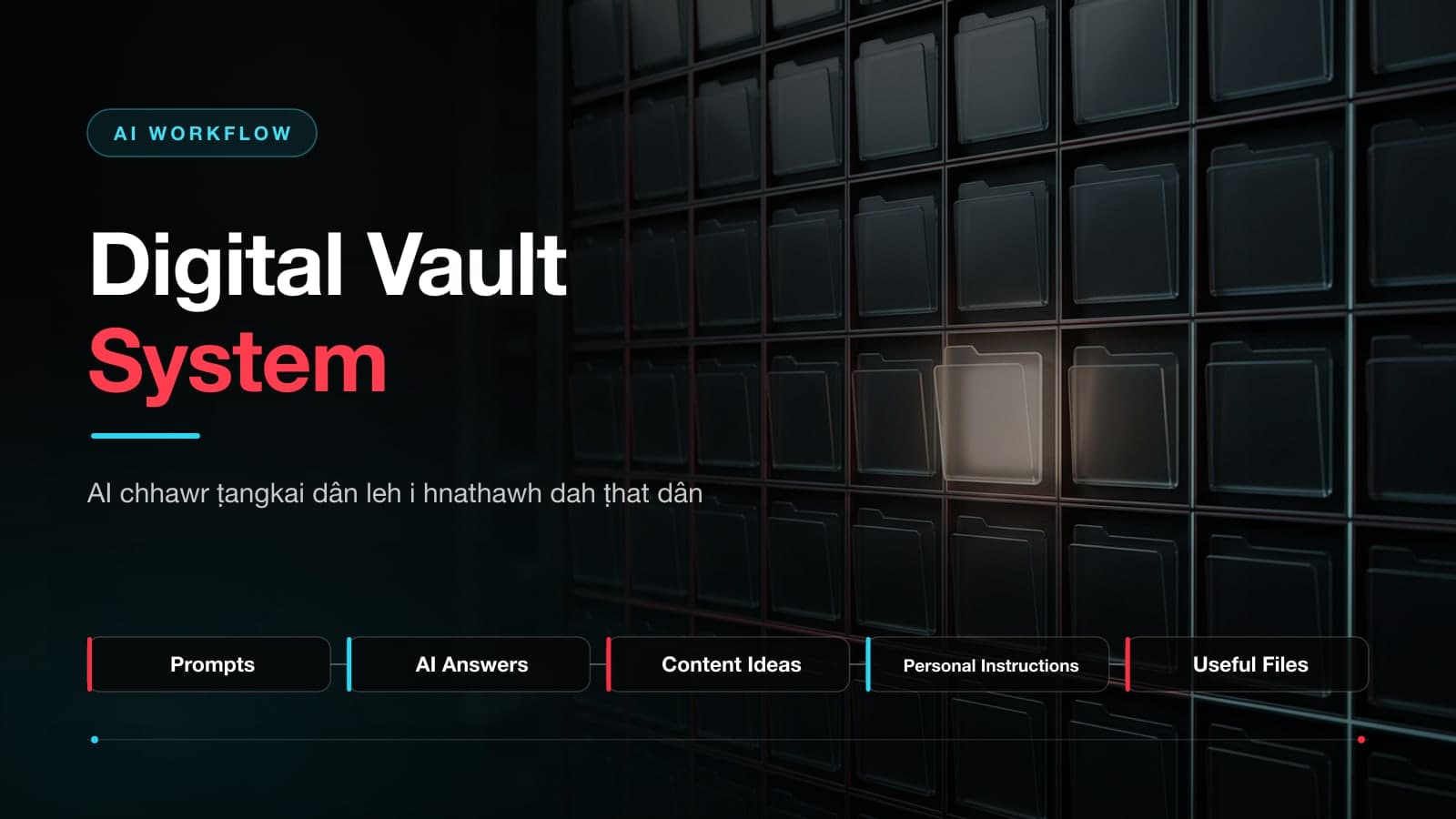 Digital Vault System — AI workflow organization for Mizo learners